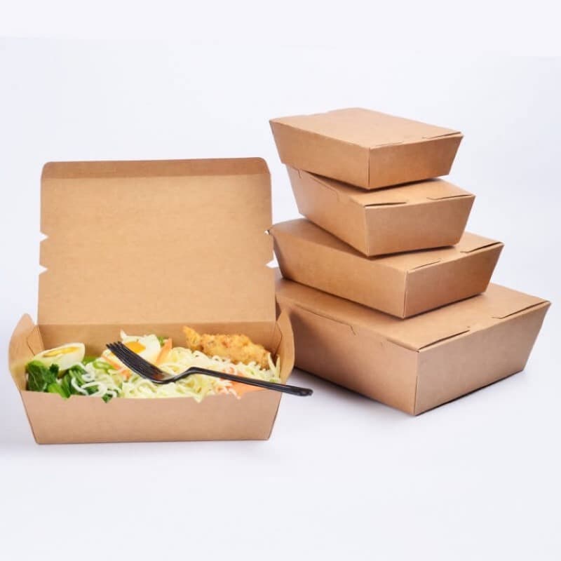 Kraft Paper Food Containers & Lunch Boxes